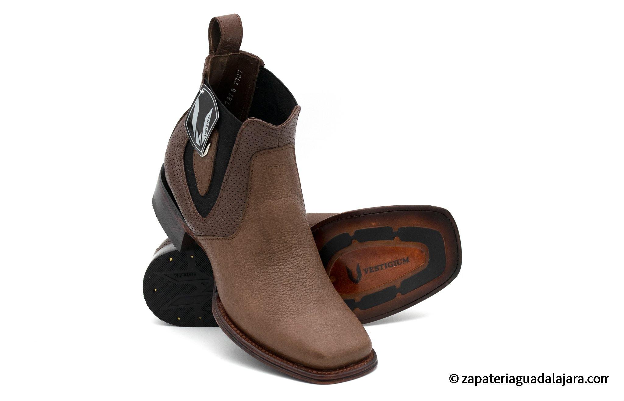 Georgia Boot, Ladies Brown Chelsea Ankle Zipper Romeo, GB00507 - Wilco Farm  Stores