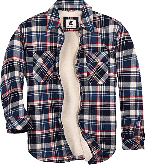 Flannel Blue Lumberjack Jacket Carhartt Lumberjack Flannel Sherpa