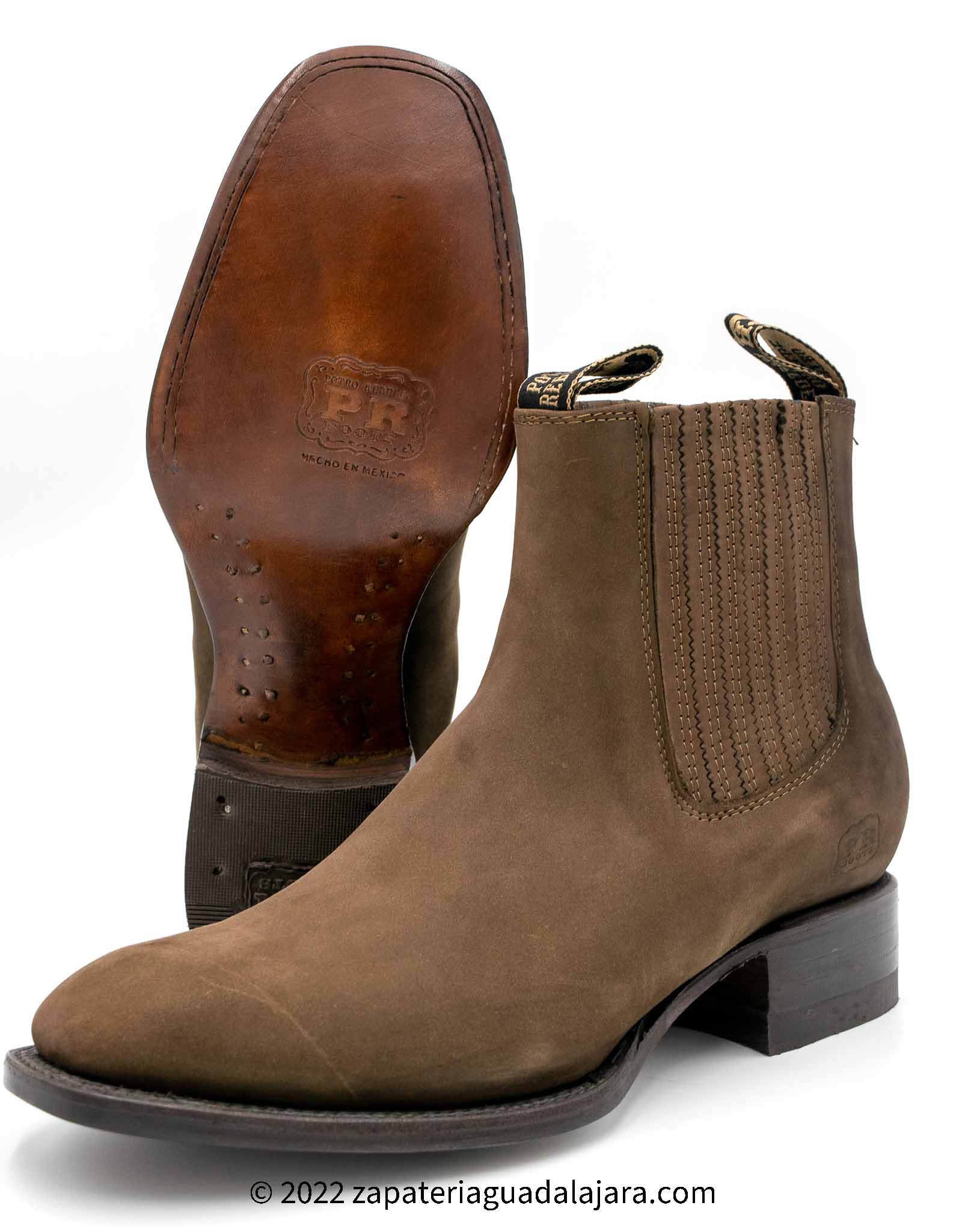 Quincy Botines Charros Quiroz Charro Boots With Square Toe In