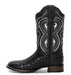 JB706 WIDE SQUARE TOE CAIMAN BELLY BLACK | Genuine Leather Vaquero Boots and Cowboy Hats | Zapateria Guadalajara | Authentic Mexican Western Wear