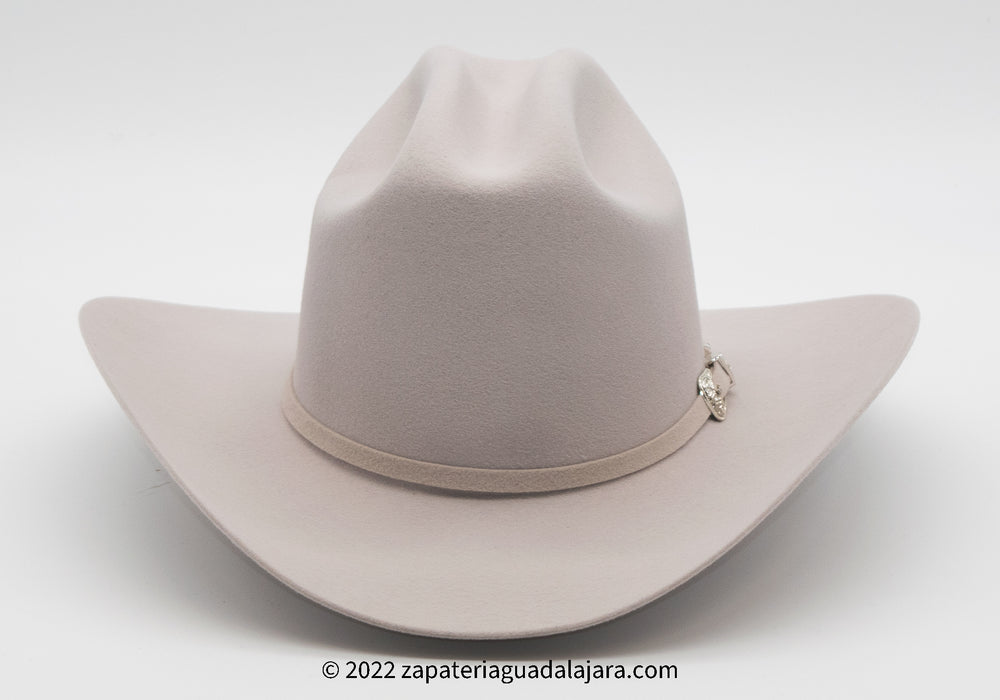 TENNESSEE 100X FELT HAT JULION SILVER BELLY | Genuine Leather Vaquero Boots and Cowboy Hats | Zapateria Guadalajara | Authentic Mexican Western Wear