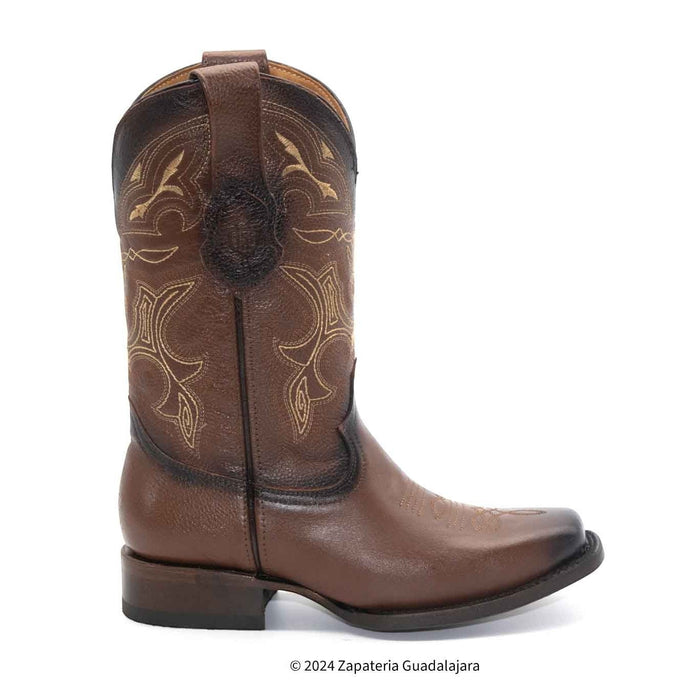 ARB046C MEN SQUARE TOE HONEY LEATHER BOOT