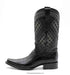 2760505 Ostrich Leg European Toe Black | Genuine Leather Vaquero Boots and Cowboy Hats | Zapateria Guadalajara | Authentic Mexican Western Wear
