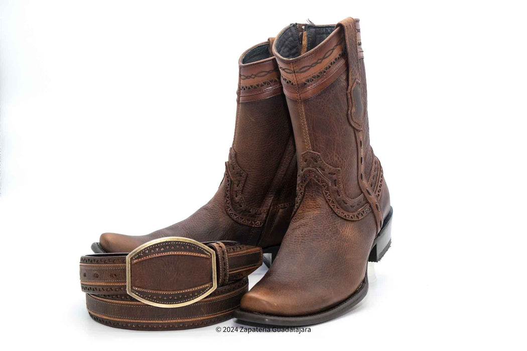 279B9940 MEN DUBAI RAGE WALNUT LEATHER BOOT