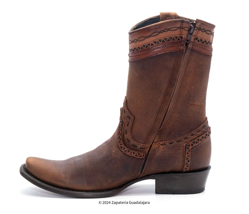 279B9940 MEN DUBAI RAGE WALNUT LEATHER BOOT