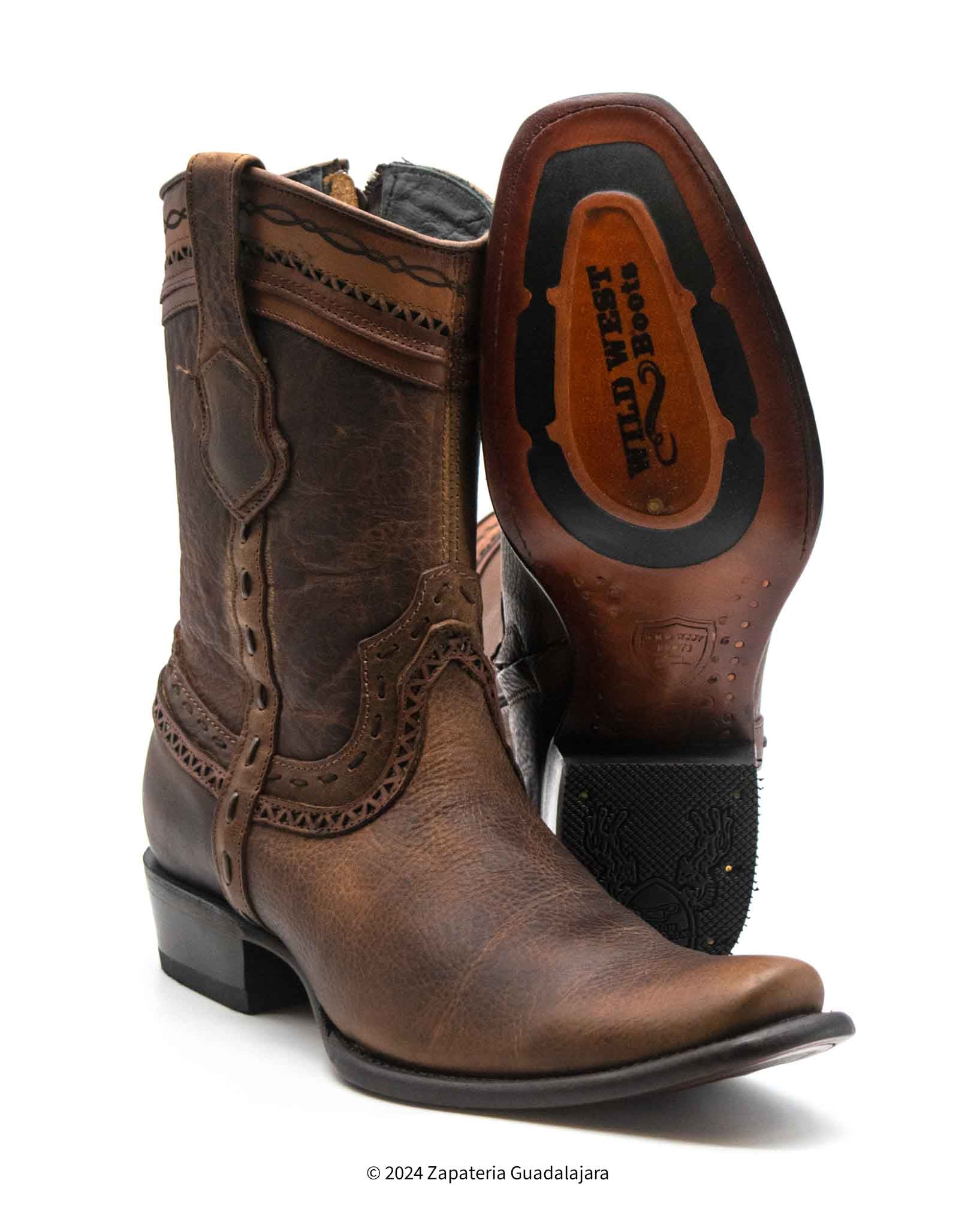 279B9940 MEN DUBAI RAGE WALNUT LEATHER BOOT | Genuine Leather
