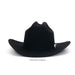 Black cowboy hat on a white background