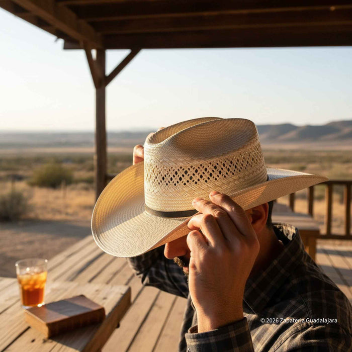 500X Sinaloa Style Handwoven Straw Cowboy Hat