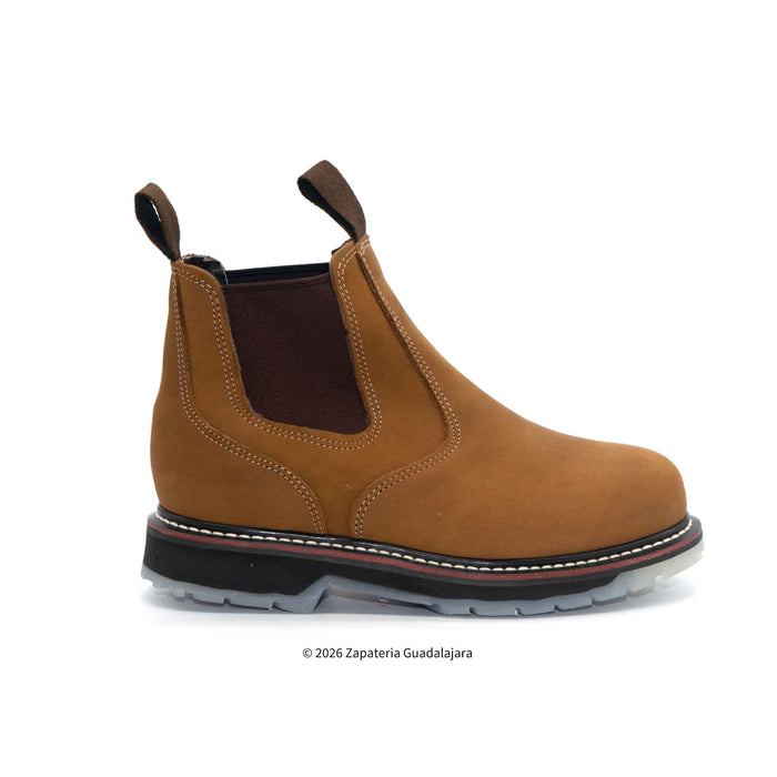 6" Soft Toe Crazy Roble dual density sole leather work boot-1000