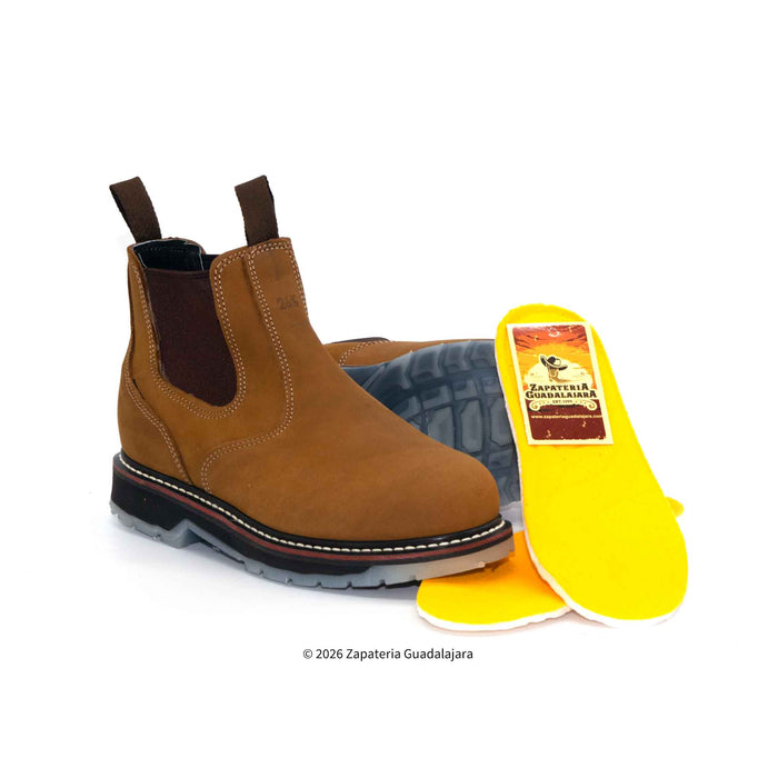 6" Soft Toe Crazy Roble dual density sole leather work boot-1000