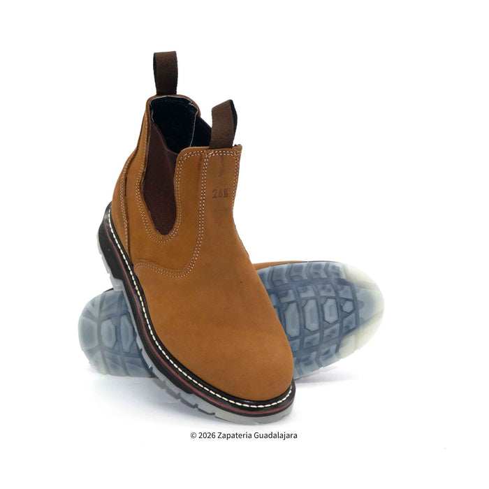 6" Soft Toe Crazy Roble dual density sole leather work boot-1000