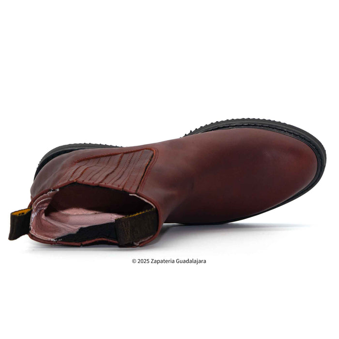 6" Soft Toe Pull On Shedron Grasso Non Slip Sole Leather Work Boot-501