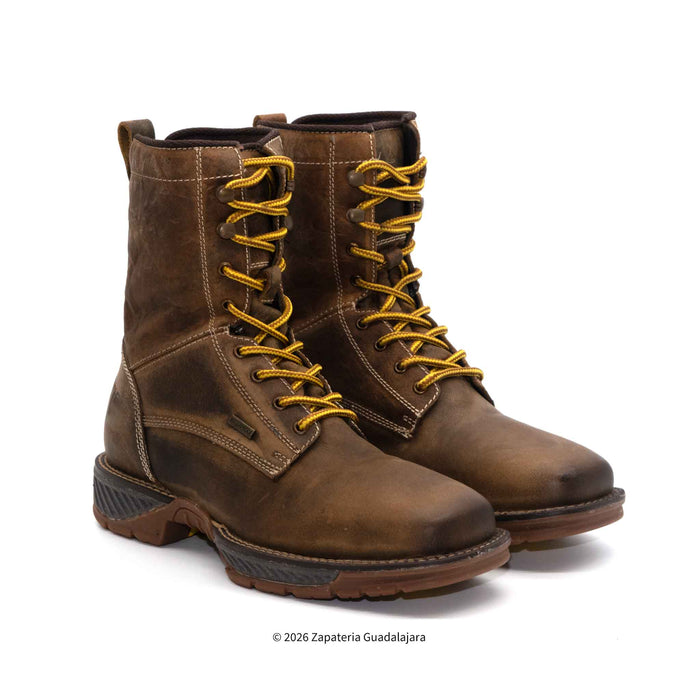 8" Soft Toe Waterproof Slip Resistant Leather Work Boot-PW141-S