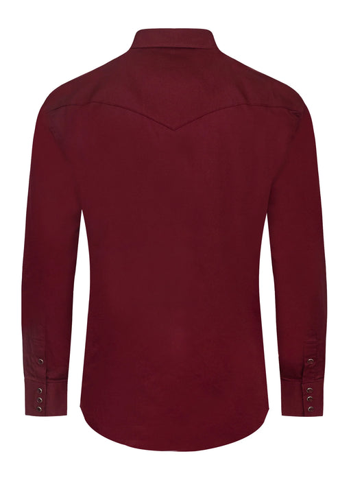 Maroon shirt on a white background
