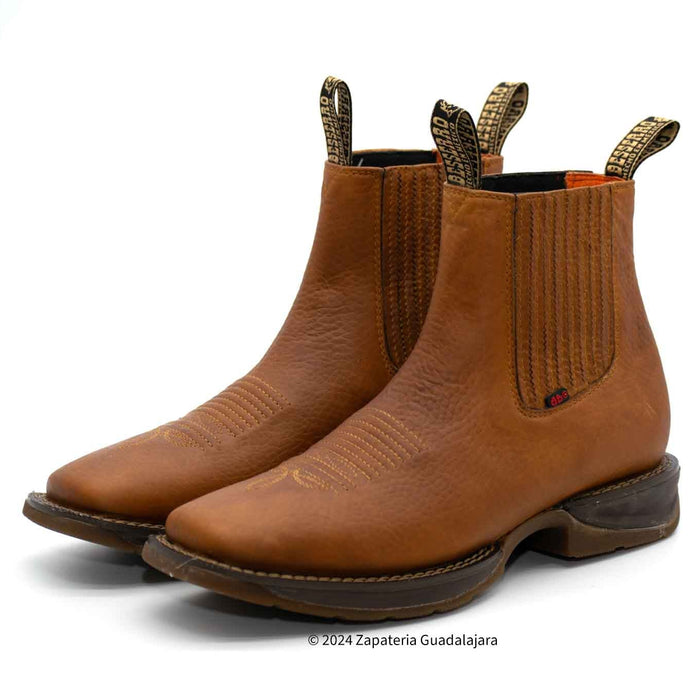 Daydo Rhino Honey Square toe rubber sole leather boot