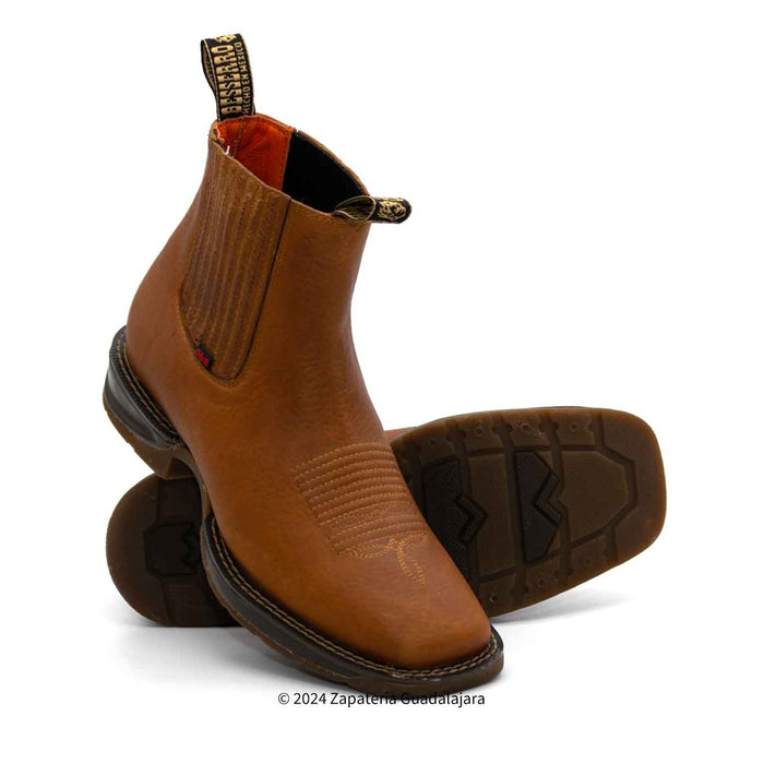 Daydo Rhino Honey Square toe rubber sole leather boot