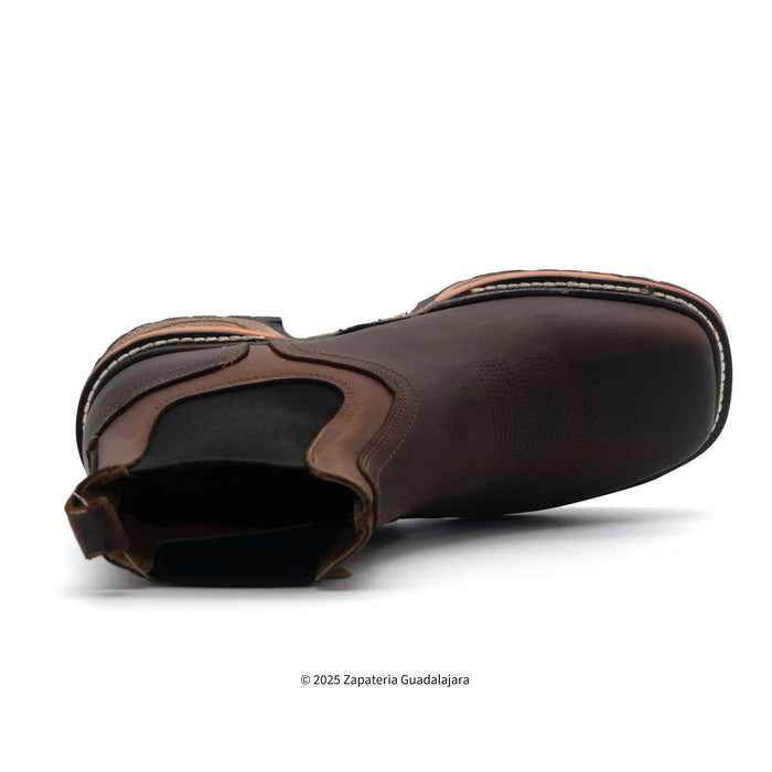 Buffalo Razor 6" Soft toe Pull On Leather Work Boot-KW3060