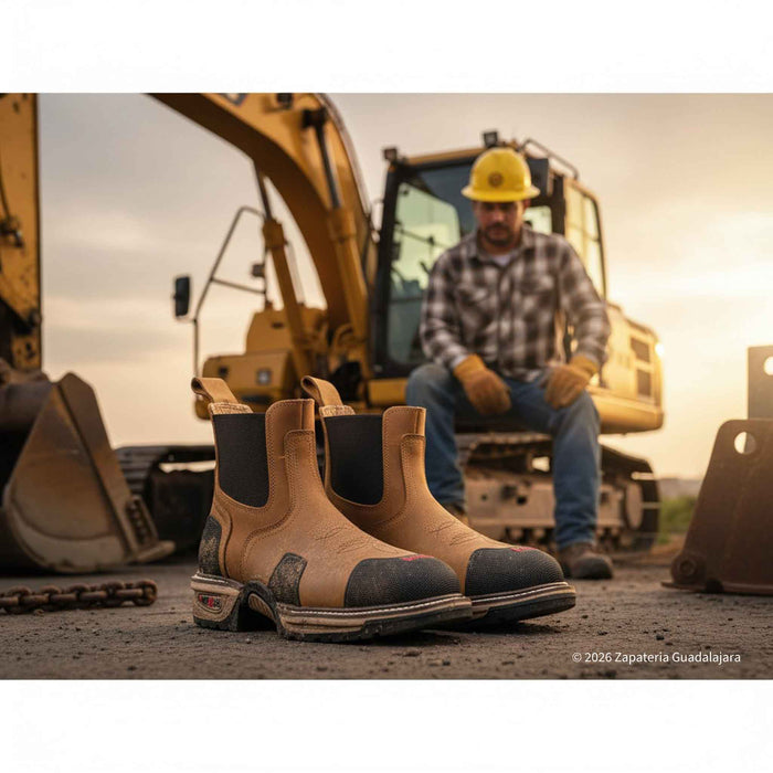 Buffalo Masterguard 6" Composite Toe Honey Leather Work Boot-KW3161