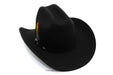 CUERNOS CHUECOS 6X DURANGO BLACK | Genuine Leather Vaquero Boots and Cowboy Hats | Zapateria Guadalajara | Authentic Mexican Western Wear
