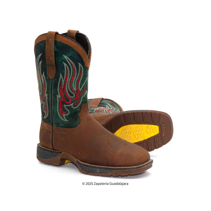 Crazy Brown Composite toe Waterproof Leather workboot-107