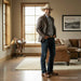 Dubai Toe Cowboy Honey Leather Boot-H52PD05195