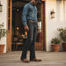 Dubai Toe Cowboy Honey Leather Boot-H52PD05195