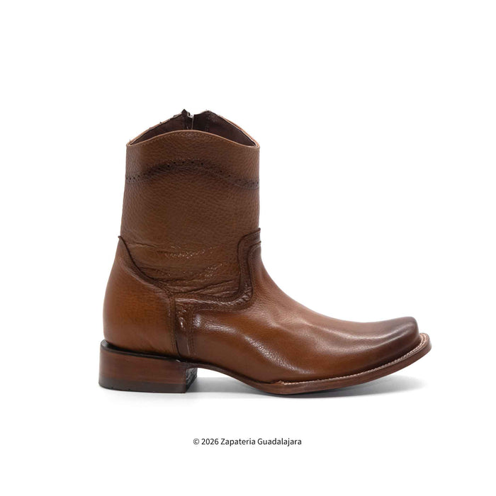 Dubai Toe Cowboy Honey Leather Boot-H52PD05195