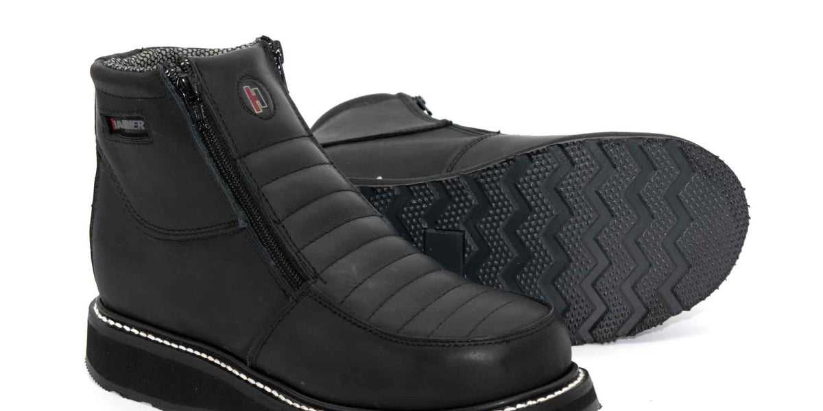 ボトムス H HM3396_SOFTTOEDOUBLEZIPPERBLAC