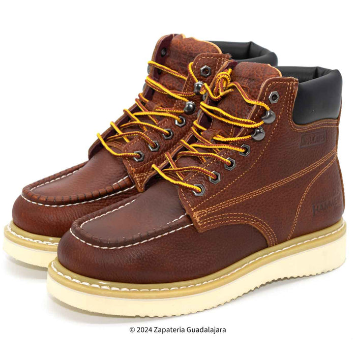 MOC TOE 6" GRASSO TAN WORK BOOT-HM345