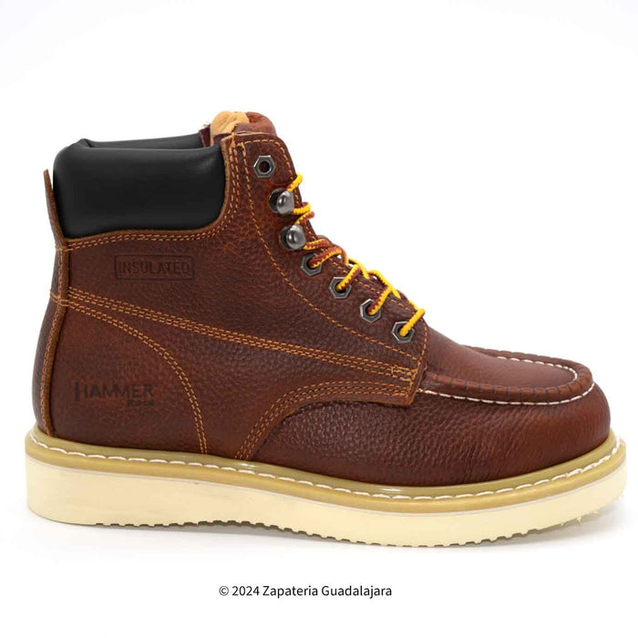 MOC TOE 6" GRASSO TAN WORK BOOT-HM345