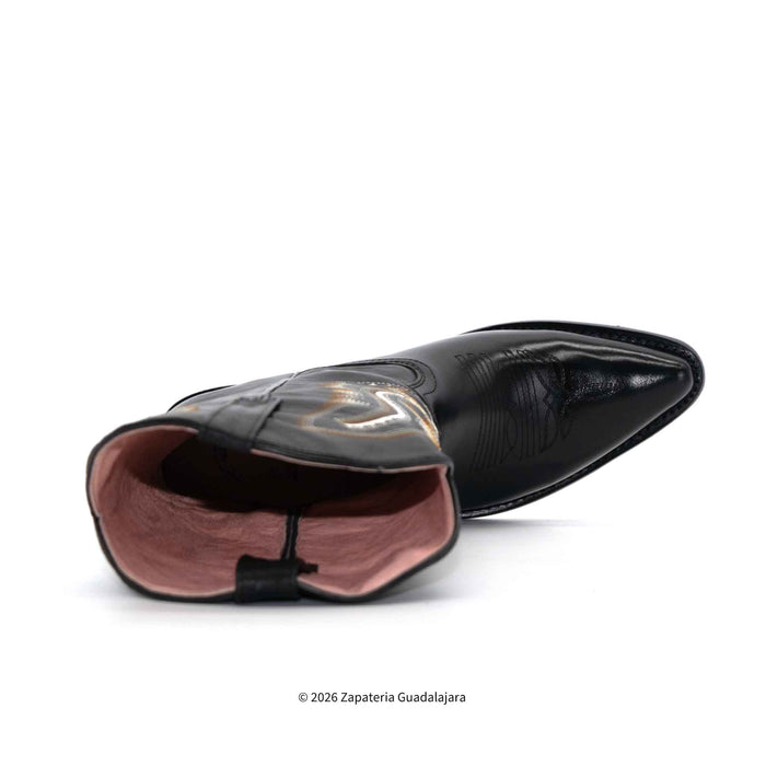 J-Toe Chamaleon Black Western Leather Boot T-51