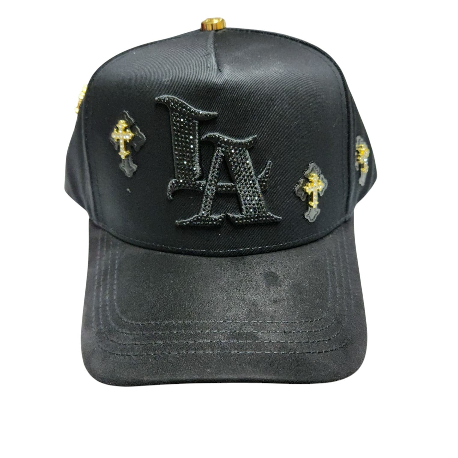 Men's Cap LA Chrome Gold Klan Hats | Genuine Leather Cowboy Boots and ...