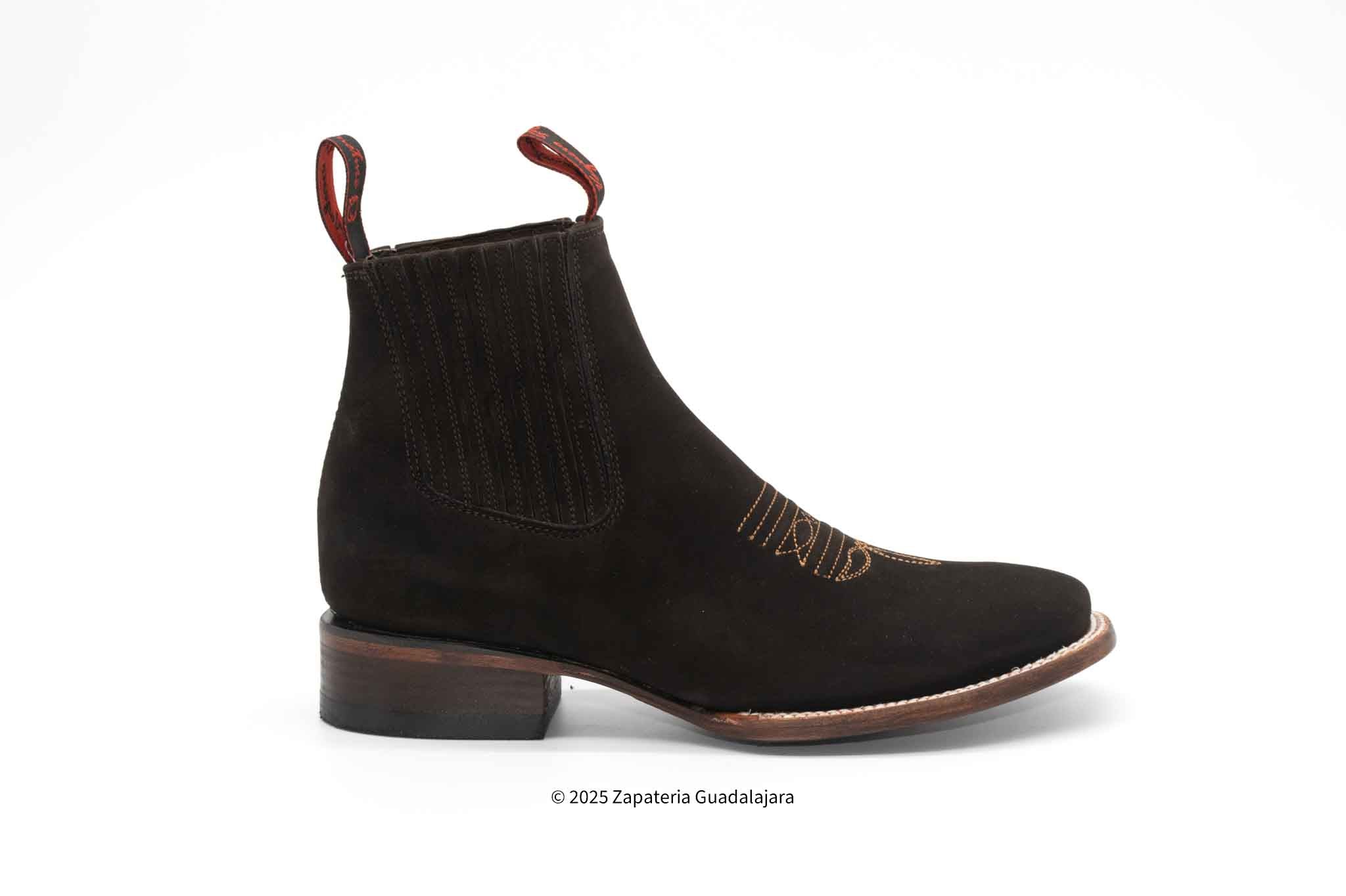 NWT Masterson Brown Stitch Details Square Toe Western Boot Mens Size 7.5 Mexico Masterson Boots In Men main image 4