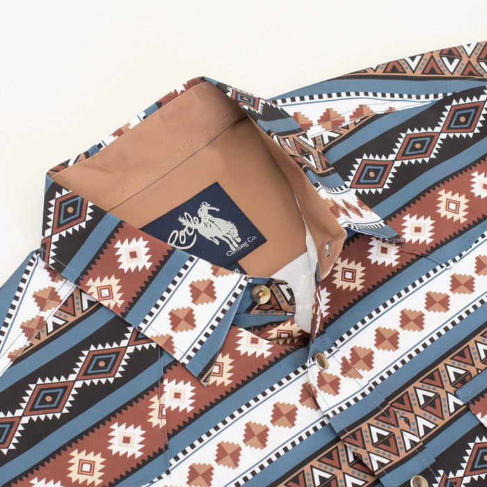 Men's Western Pearl Snap Aztec Print Shirt - MPS110L-115 | Genuine Men's Western Pearl Snap Aztec Print Shirt - MPS110L-115 | Genuine
