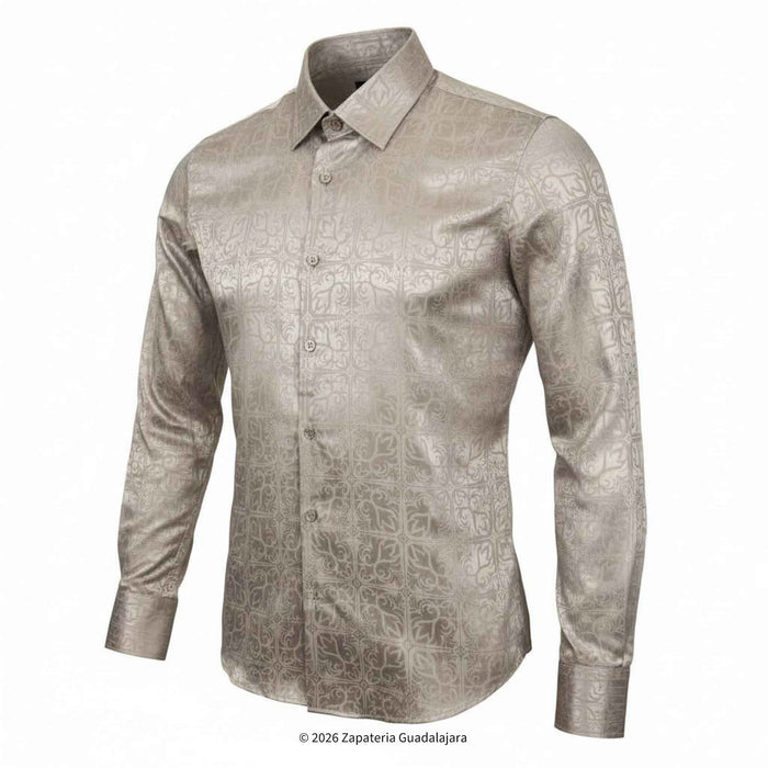 Patterned shirt on a white background