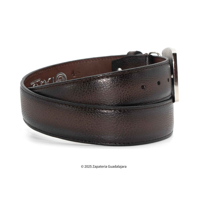 Men's Western 1.5 Brown Laser Leather Belt-M320