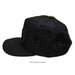 a black cap with mexico emboidered with rhinestones 
