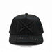 a black men cap with mexico embroidered with rhinestones