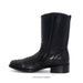 Roper RC5101-A black genuine python-print leather Western boots with side zipper (6)