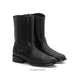 Roper RC5101-A black genuine python-print leather Western boots with side zipper