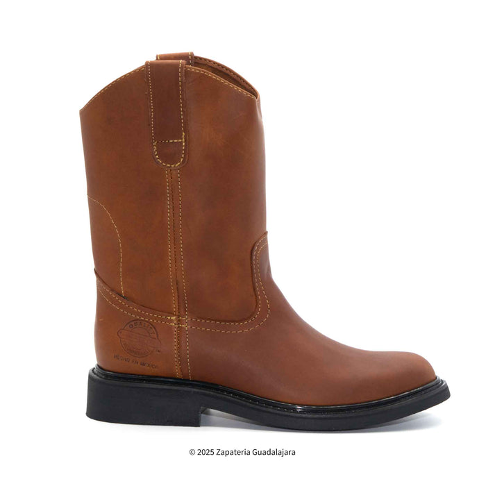 Roper Soft Toe Rubber Sole Honey Grasso Leather Workboot-801