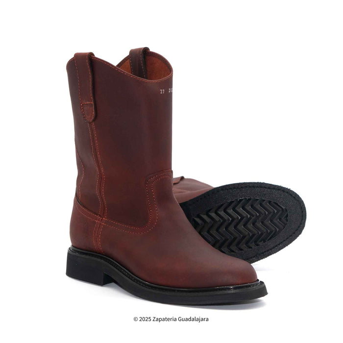 Roper Soft Toe Rubber Sole Shedron Grasso Leather Workboot-801