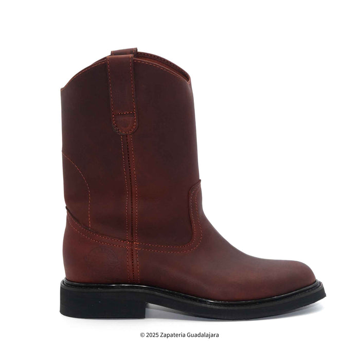 Roper Soft Toe Rubber Sole Shedron Grasso Leather Workboot-801