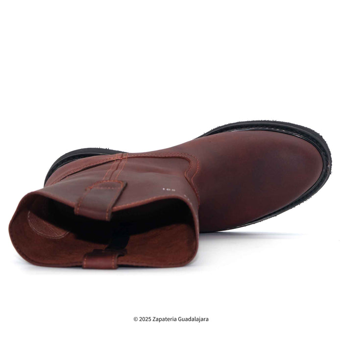 Roper Soft Toe Rubber Sole Shedron Grasso Leather Workboot-801