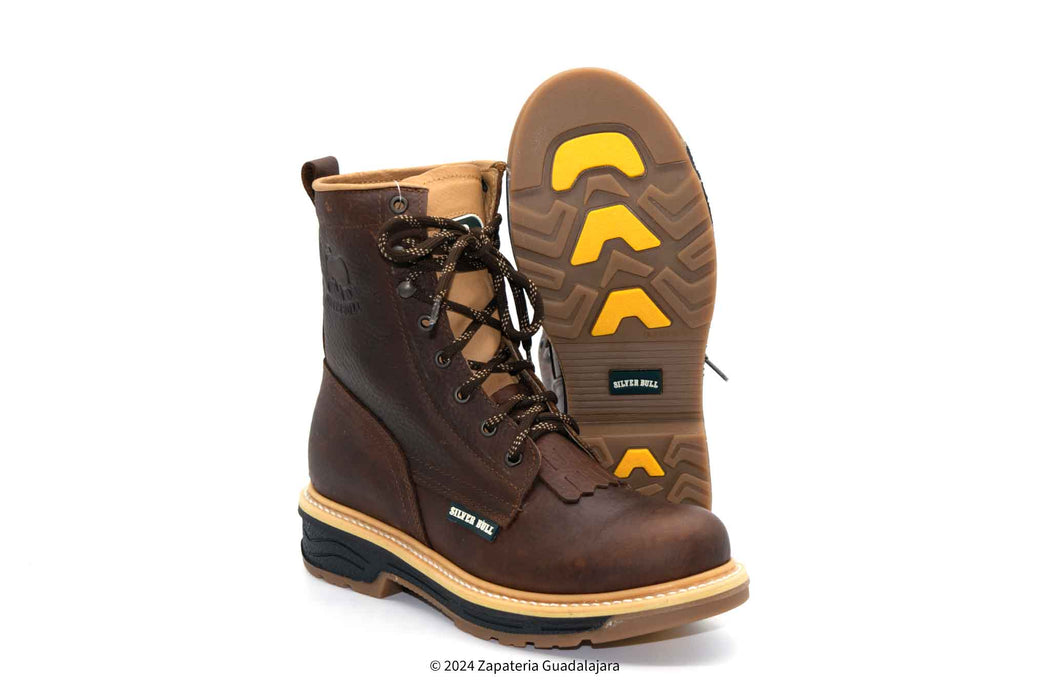 SB564 8" LACER GRASO DOUBLE DENSITY OCRE WORK BOOT