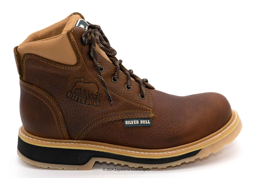 SB664 6" SOFT TOE OCRE DOUBLE DENSITY LEATHER WORK BOOT