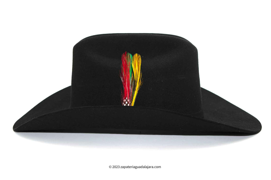 LA PATRONA 10X BLACK | Genuine Leather Vaquero Boots and Cowboy Hats | Zapateria Guadalajara | Authentic Mexican Western Wear