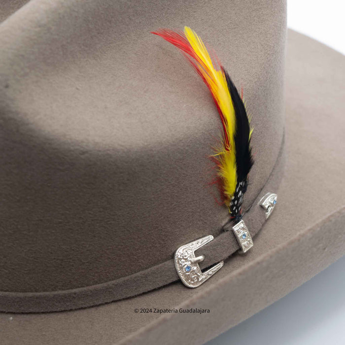 TENNESSEE 100X FELT COWBOY HAT MARLBORO MOKA