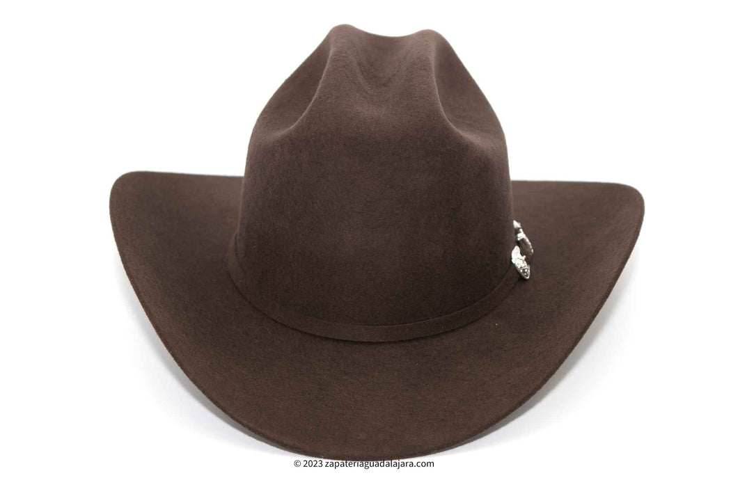 TENNESSEE 100X FELT HAT JULION BROWN | Genuine Leather Vaquero Boots and Cowboy Hats | Zapateria Guadalajara | Authentic Mexican Western Wear