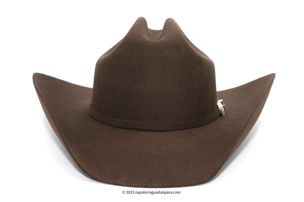 TENNESSEE 100X FELT HAT TEXAS BROWN | Genuine Leather Vaquero Boots and Cowboy Hats | Zapateria Guadalajara | Authentic Mexican Western Wear